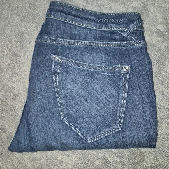 Vigoss Distressed Blue Jeans - Picture 10 of 16